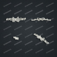 Jewelry set  Filigree Set   White Wax Casting Resin 3D Printing Service  CNF803