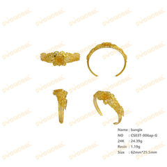 Jewelry set Filigree Bracelet White Wax Casting Resin 3D Printing Service CS03T-006ap-G