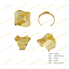Jewelry set Filigree Bangle White Wax Casting Resin 3D Printing Service CS61G-042wt