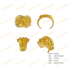 Jewelry set Filigree Bangle White Wax Casting Resin 3D Printing Service CS61G-044wt