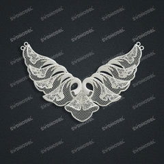 Jewelry set  Filigree Set   White Wax Casting Resin 3D Printing Service  CS61T-004wt