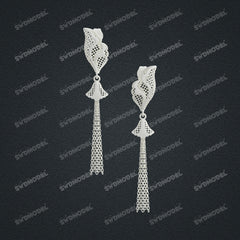 Jewelry set  Filigree Set   White Wax Casting Resin 3D Printing Service  CS61T-022wt