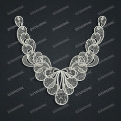Jewelry set  Filigree Set   White Wax Casting Resin 3D Printing Service  CS61T-029wt