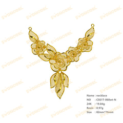 Jewelry set  Filigree Set   White Wax Casting Resin 3D Printing Service  CS61T-060wt