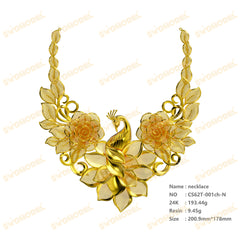 Jewelry set  Filigree Set   White Wax Casting Resin 3D Printing Service  CS62T-001ch