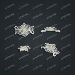 Jewelry set  Filigree Set   White Wax Casting Resin 3D Printing Service  CS62T-006ch