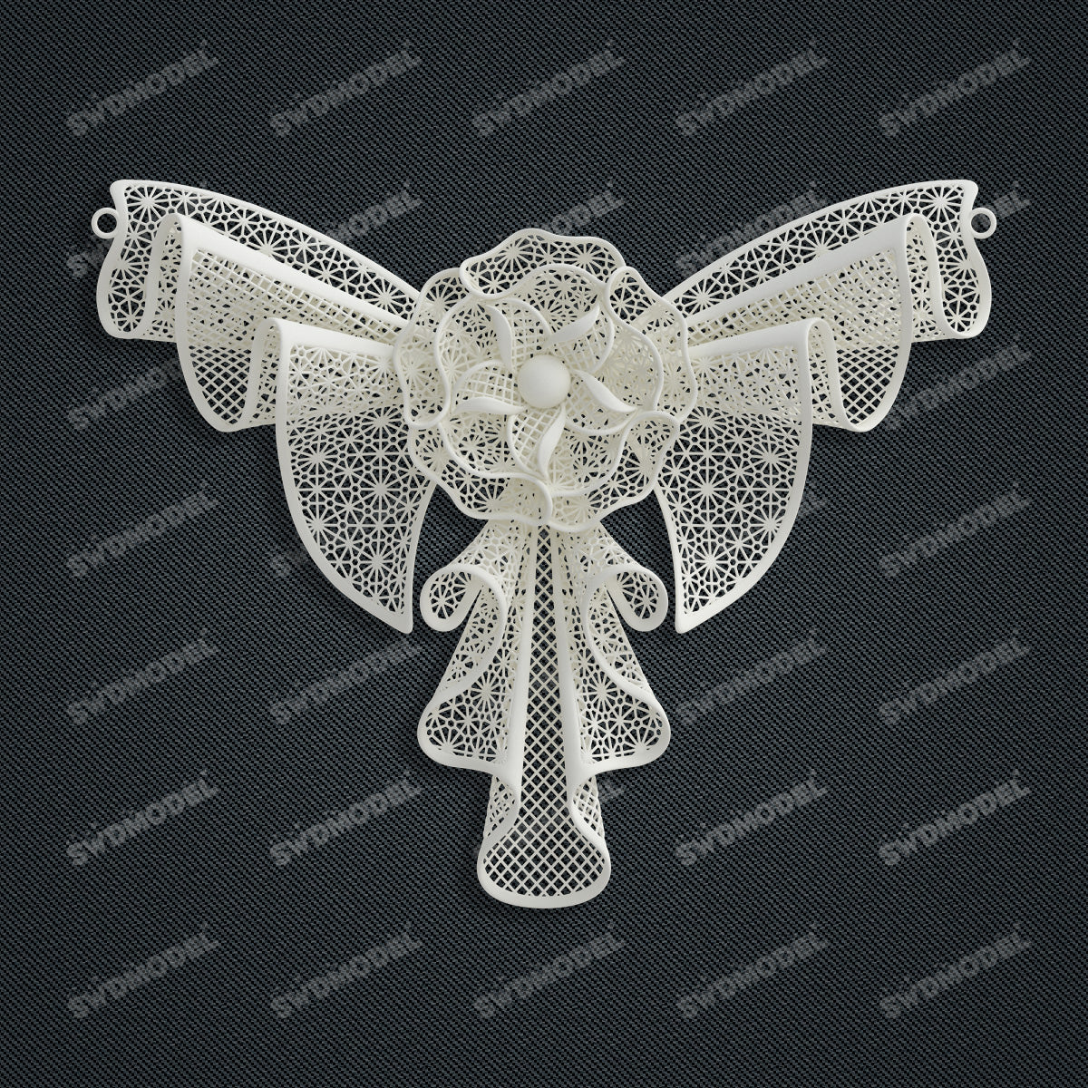 Jewelry set  Filigree Set   White Wax Casting Resin 3D Printing Service  CS62T-010ch