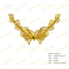Jewelry set  Filigree Set   White Wax Casting Resin 3D Printing Service  CS62T-011ch