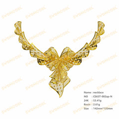 Jewelry set  Filigree Set   White Wax Casting Resin 3D Printing Service  CS63T-002ap