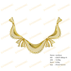 Jewelry set  Filigree Set   White Wax Casting Resin 3D Printing Service  CS63T-006ap