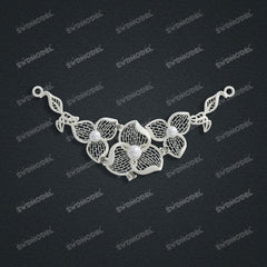 Jewelry set  Filigree Set   White Wax Casting Resin 3D Printing Service  CS63T-023ap