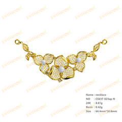 Jewelry set  Filigree Set   White Wax Casting Resin 3D Printing Service  CS63T-023ap