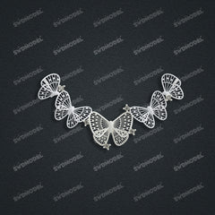 Jewelry set  Filigree Set   White Wax Casting Resin 3D Printing Service  CS63T-024ap
