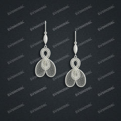 Jewelry set  Filigree Set   White Wax Casting Resin 3D Printing Service  CS63T-030ap