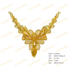 Jewelry set  Filigree Set   White Wax Casting Resin 3D Printing Service  CS63T-030ap