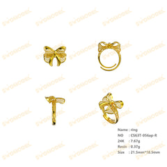 Jewelry set Filigree Ring White Wax Casting Resin 3D Printing Service  CS63T-056ap-R