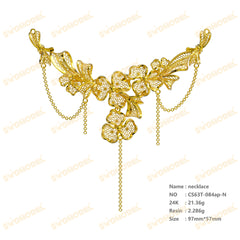 Jewelry set  Filigree Set   White Wax Casting Resin 3D Printing Service  CS63T-084ap