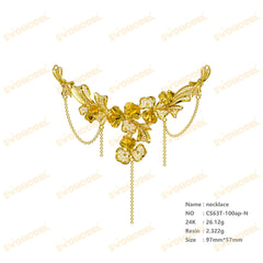 Jewelry set  Filigree Set   White Wax Casting Resin 3D Printing Service  CS63T-100ap