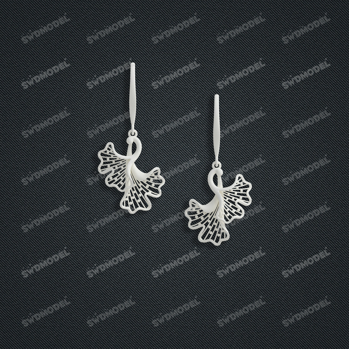 Jewelry set  Filigree Set   White Wax Casting Resin 3D Printing Service  CS63T-102ap