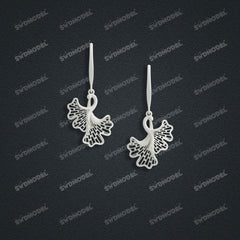 Jewelry set Filigree Earrings White Wax Casting Resin 3D Printing Service  CS63T-102ap-E