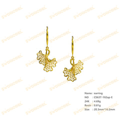 Jewelry set Filigree Earrings White Wax Casting Resin 3D Printing Service  CS63T-102ap-E