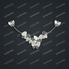 Jewelry set  Filigree Set   White Wax Casting Resin 3D Printing Service  CS63T-103ap