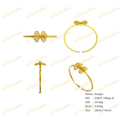 Jewelry set Filigree Bangle White Wax Casting Resin 3D Printing Service CS63T-108ap-G