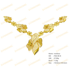 Jewelry set  Filigree Set   White Wax Casting Resin 3D Printing Service  FNZ-06