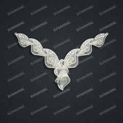 Jewelry set  Filigree Set   White Wax Casting Resin 3D Printing Service  FST-02