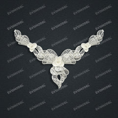 Jewelry set  Filigree Set   White Wax Casting Resin 3D Printing Service  FST-03