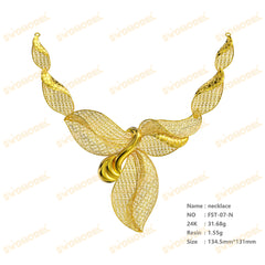 Jewelry set  Filigree Set   White Wax Casting Resin 3D Printing Service  FST-07
