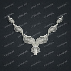 Jewelry set  Filigree Set   White Wax Casting Resin 3D Printing Service  FST-13