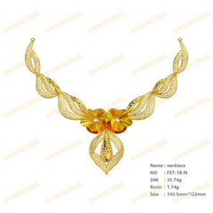 Jewelry set  Filigree Set   White Wax Casting Resin 3D Printing Service  FST-18