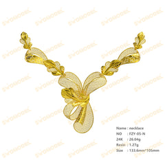 Jewelry set  Filigree Set   White Wax Casting Resin 3D Printing Service  FZY-05