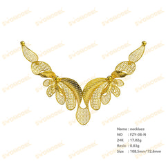 Jewelry set  Filigree Set   White Wax Casting Resin 3D Printing Service  FZY-08