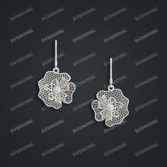 Jewelry set  Filigree Set   White Wax Casting Resin 3D Printing Service  HFR-02