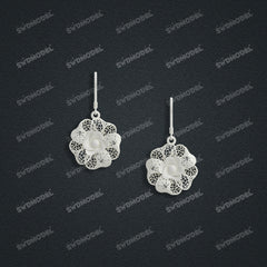 Jewelry set  Filigree Set   White Wax Casting Resin 3D Printing Service  HFR-05