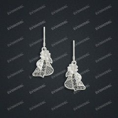 Jewelry set  Filigree Set   White Wax Casting Resin 3D Printing Service  HML-08