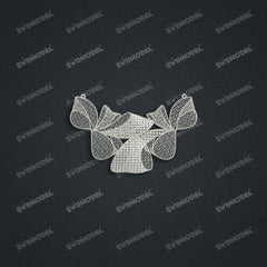 Jewelry set  Filigree Set   White Wax Casting Resin 3D Printing Service  HNM-06