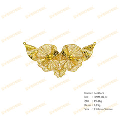 Jewelry set  Filigree Set   White Wax Casting Resin 3D Printing Service  HNM-07