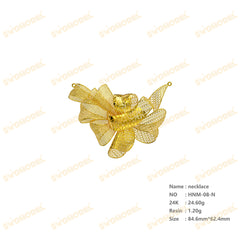 Jewelry set  Filigree Set   White Wax Casting Resin 3D Printing Service  HNM-08