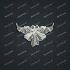 Jewelry set  Filigree Set   White Wax Casting Resin 3D Printing Service  HNM-09