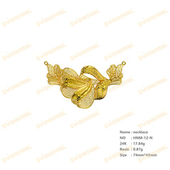 Jewelry set  Filigree Set   White Wax Casting Resin 3D Printing Service  HNM-12