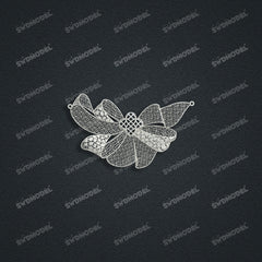 Jewelry set  Filigree Set   White Wax Casting Resin 3D Printing Service  HNM-13