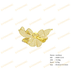 Jewelry set  Filigree Set   White Wax Casting Resin 3D Printing Service  HNM-13