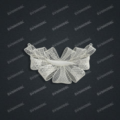 Jewelry set  Filigree Set   White Wax Casting Resin 3D Printing Service  HNM-15