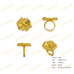 Jewelry set Filigree Ring White Wax Casting Resin 3D Printing Service  HNM-15-R