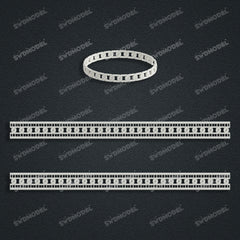 Miami Cuban Chain Casting White Wax 3D Printing Service SWDB-076-W6-01