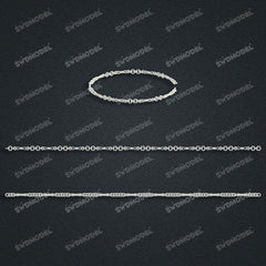 Miami Cuban Chain Casting White Wax 3D Printing Service SWDB-131-W3.2
