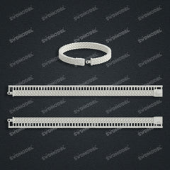 Miami Cuban Chain Casting White Wax 3D Printing Service SWDB-145-W7.5-08